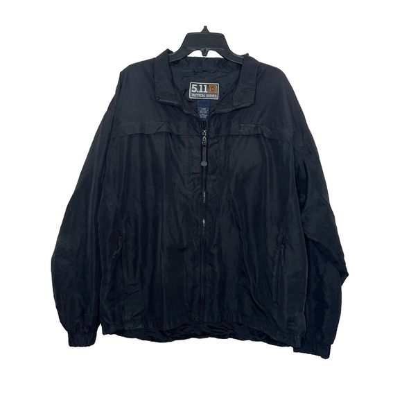 5.11 Tactical Jacket Men's XL Black Full Zip Long Sleeve Utility Workwear